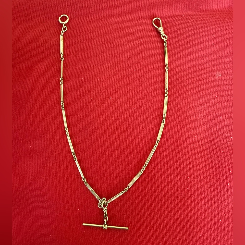 14k Gold Pocket Watch Chain